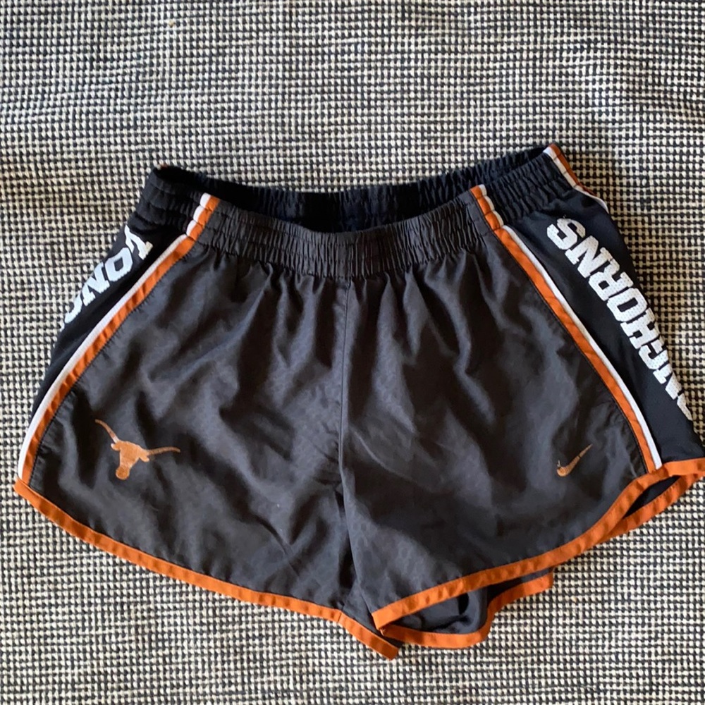 Texas Longhorn Nike running shorts